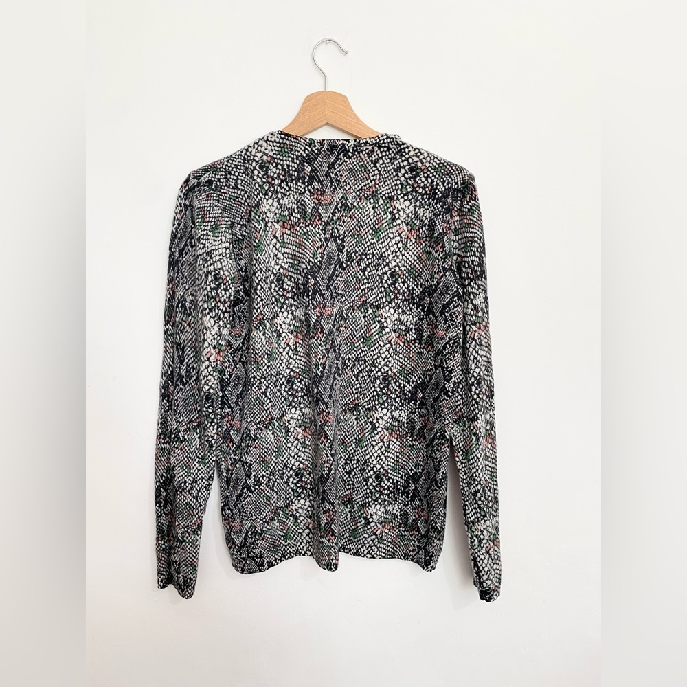 Hush Snakeskin Pattern Wool Blend Jumper Size M - Picture 7 of 8